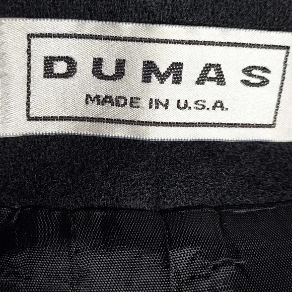 Dumas Womens Blazer 100% Pure Wool Zipper Closure Size 8 - Picture 13 of 14